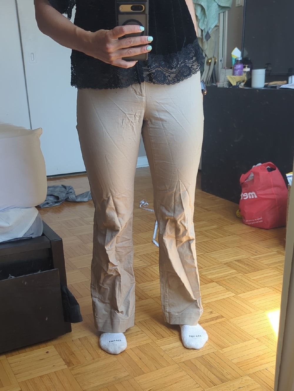 Banana Republic Women's Beige Boot-Cut Pants